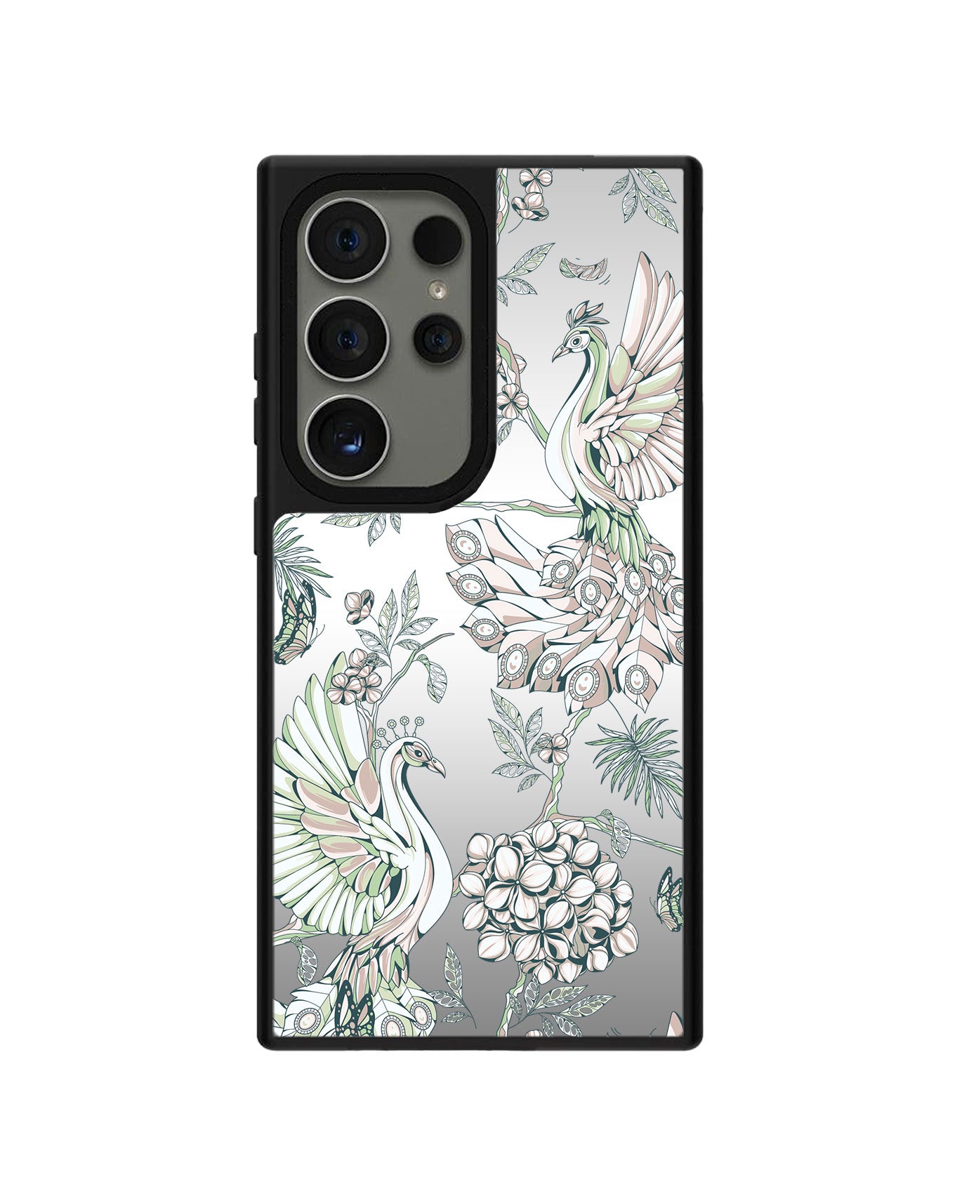 Android Mirror Grip Case - Peacock 4.0