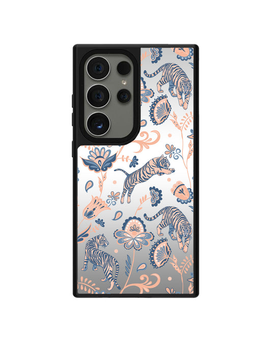 Android Mirror Grip Case - Tiger & Floral 5.0