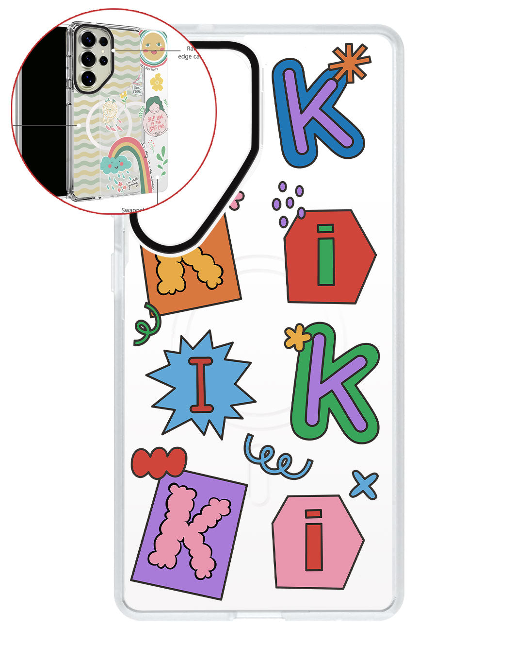 Magsafe Swappable Plate - Adorable Monogram