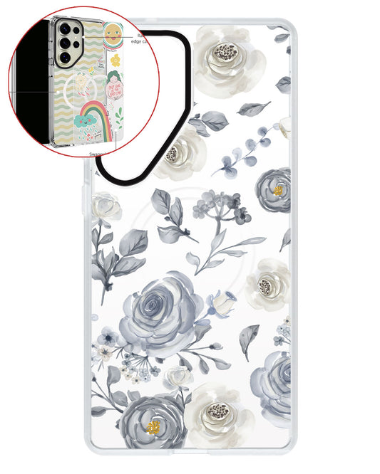 Magsafe Swappable Plate - Blue Flower