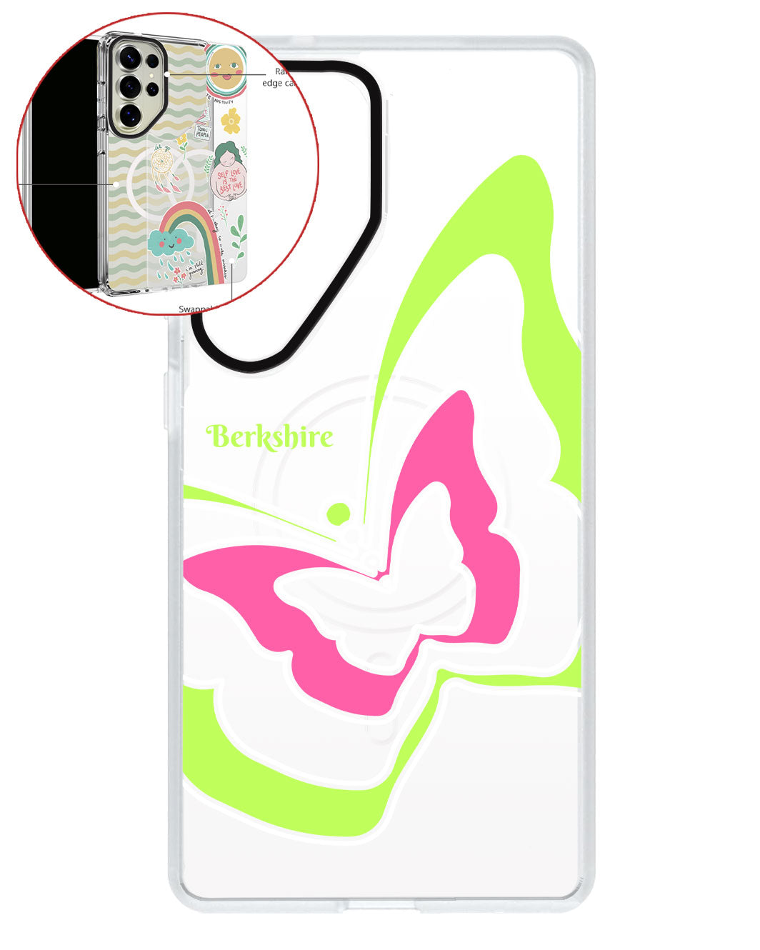 Magsafe Swappable Plate - Butterfly Mirror 3.0