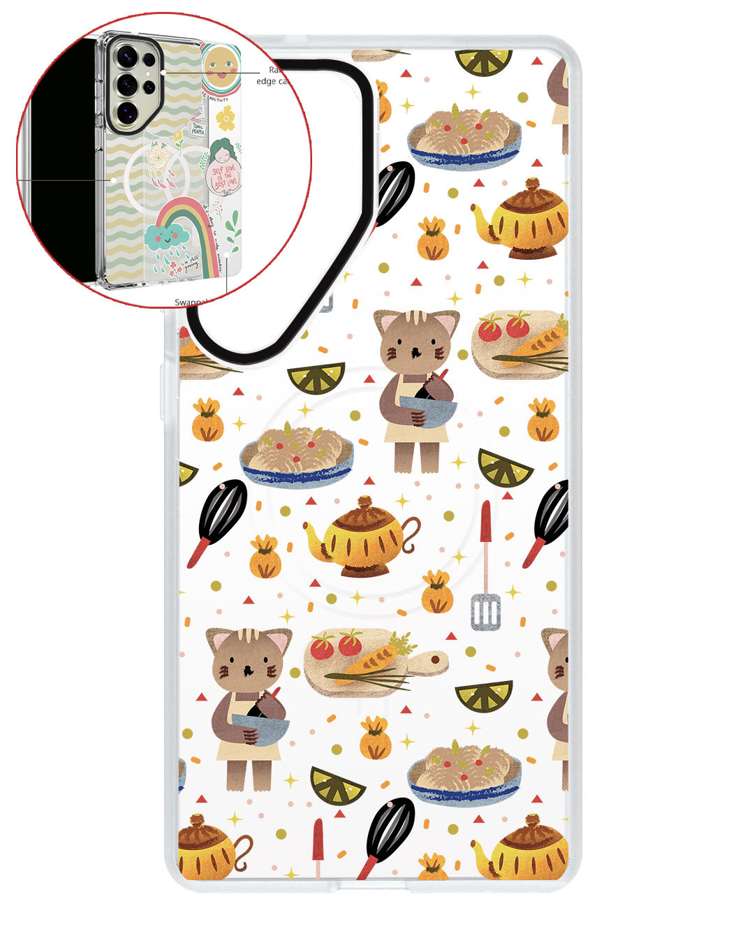 Magsafe Swappable Plate - Cooking Cat