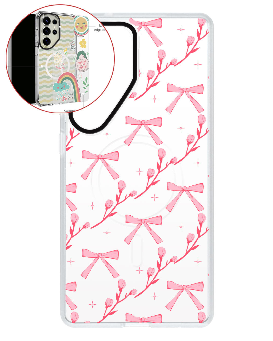 Magsafe Swappable Plate - Coquette Floral
