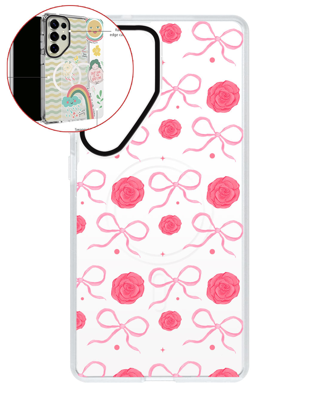 Magsafe Swappable Plate - Coquette Rose