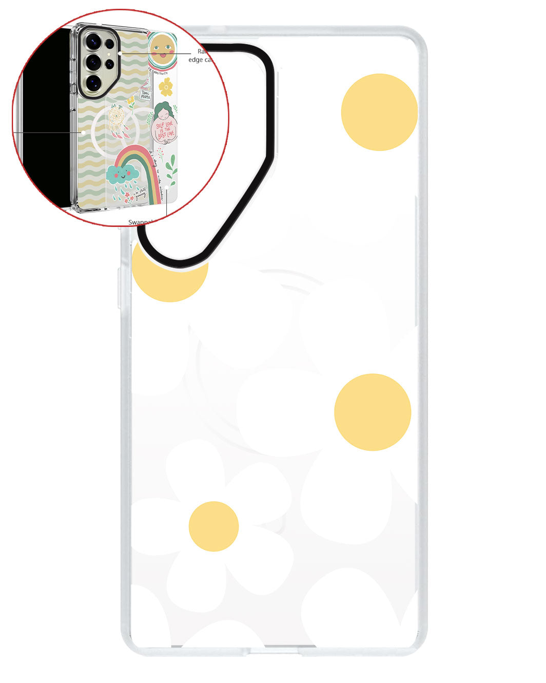 Magsafe Swappable Plate - Daisy 1.0