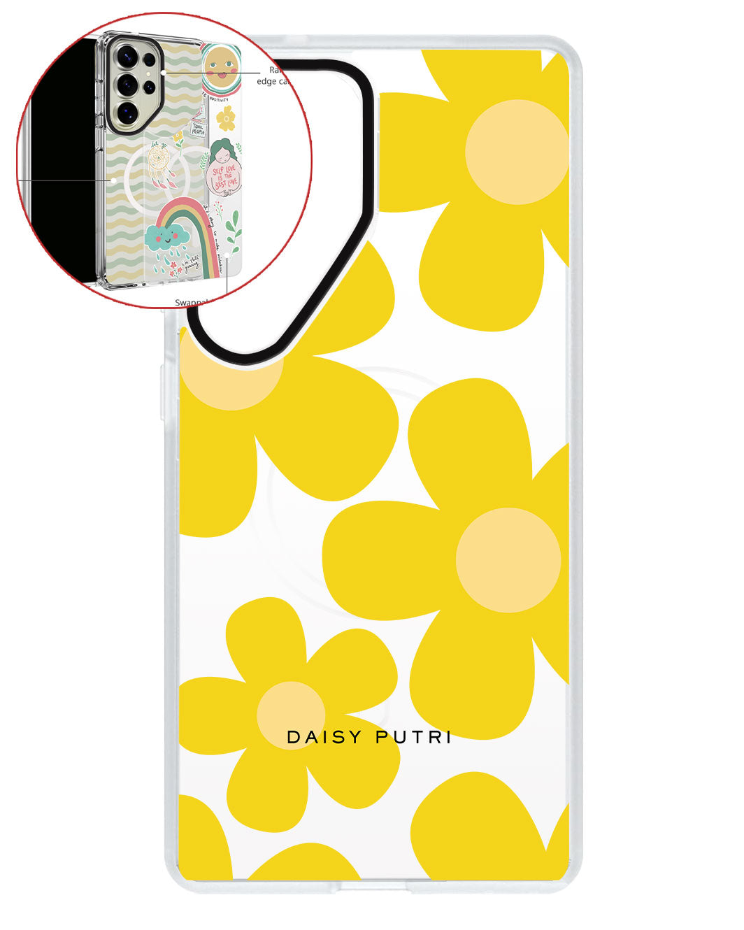 Magsafe Swappable Plate - Daisy Sunshine 1.0