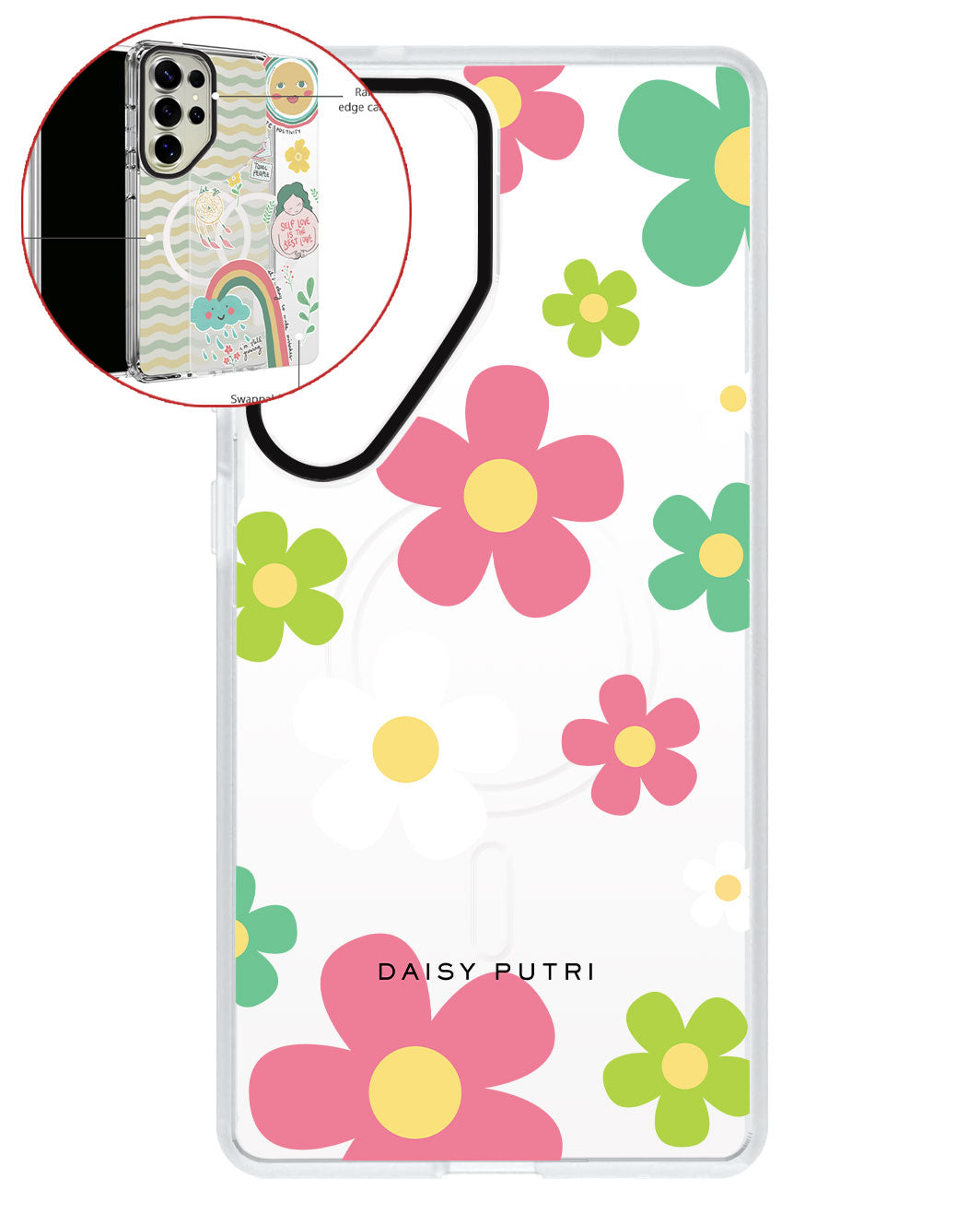 Magsafe Swappable Plate - Daisy Wild