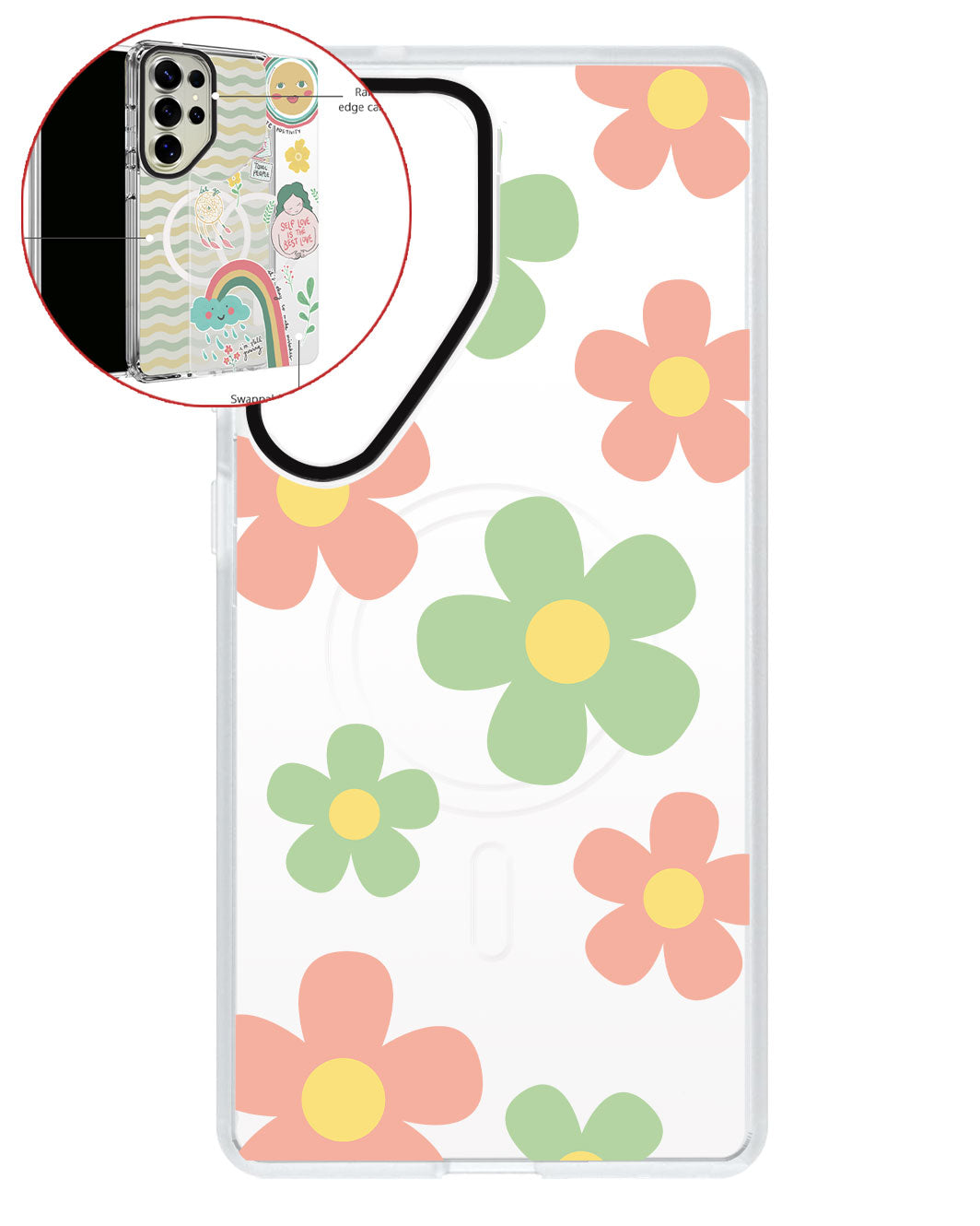 Magsafe Swappable Plate - Daisy Spring