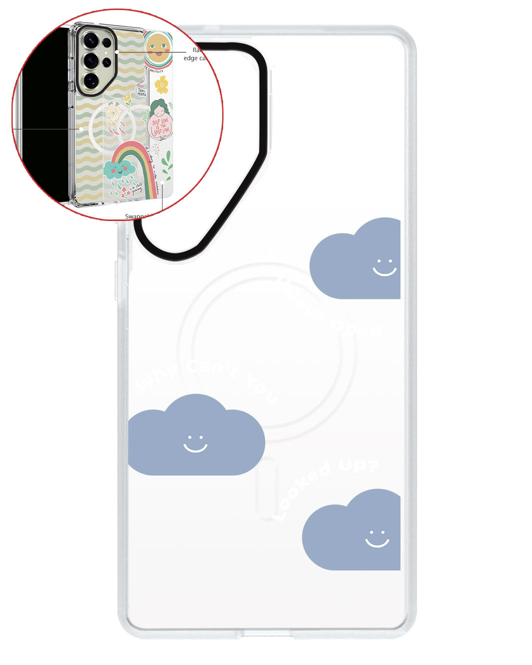 Magsafe Swappable Plate - Dark Cloud