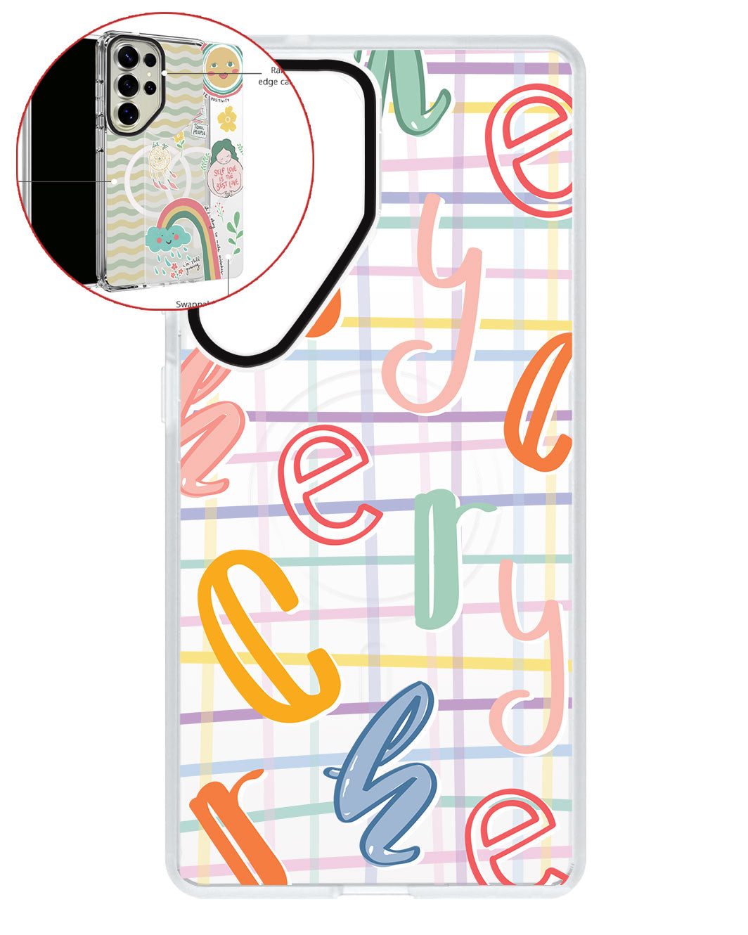 Magsafe Swappable Plate - Doodle Monogram 1.0