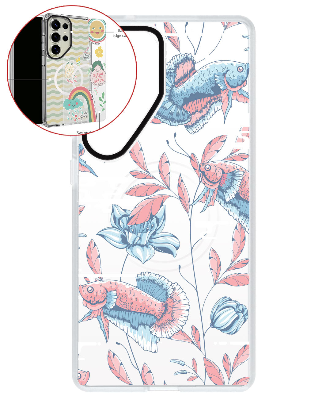 Magsafe Swappable Plate - Fish & Floral 3.0