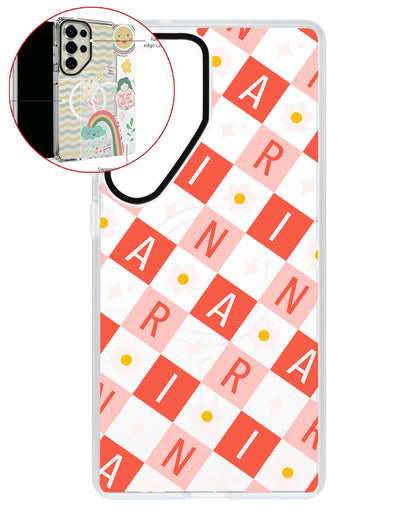 Magsafe Swappable Plate - CUSTOM MONOGRAM 3.0 Flower Grid 2.0