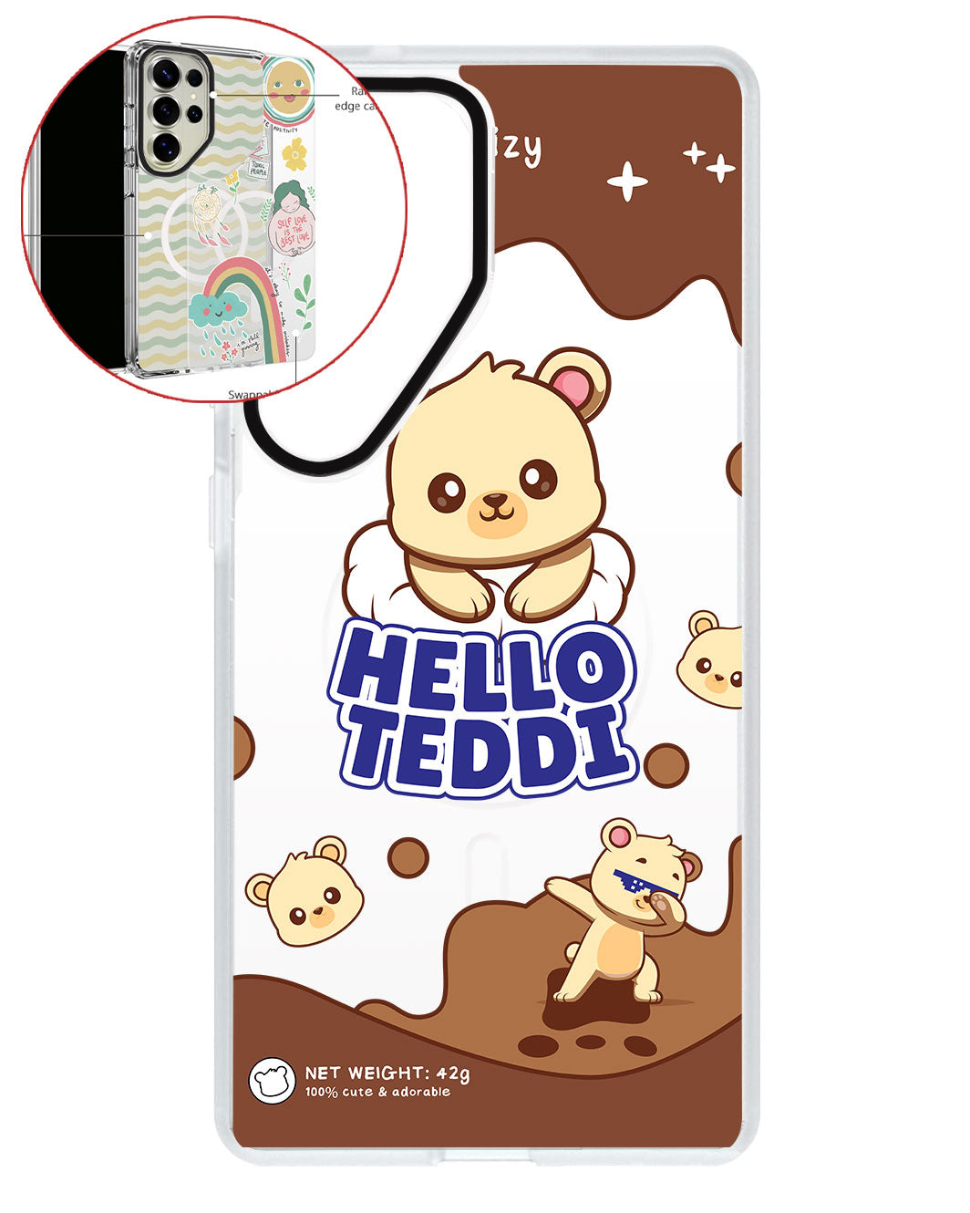 Magsafe Swappable Plate - Hello teddy 1.0