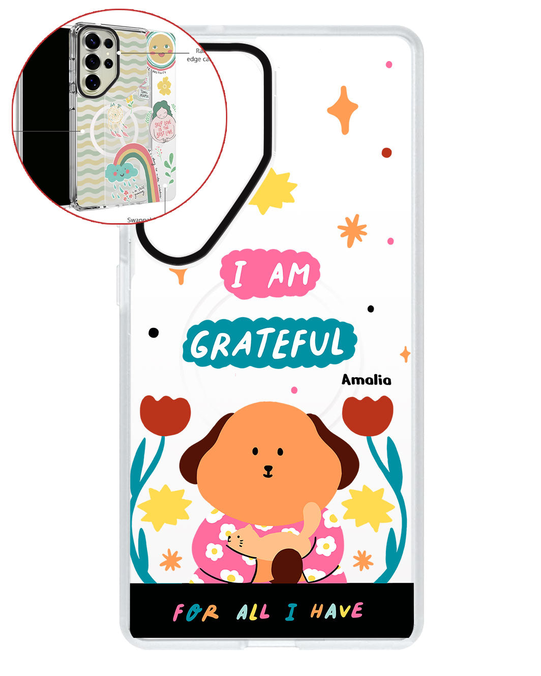 Magsafe Swappable Plate - Kiku and The Cat