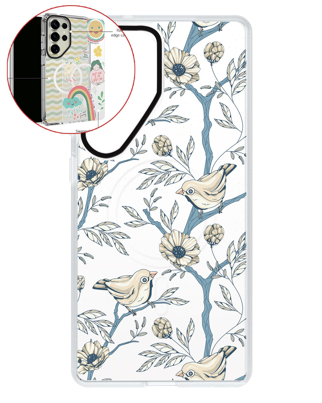 Magsafe Swappable Plate - Lovebird 9.0