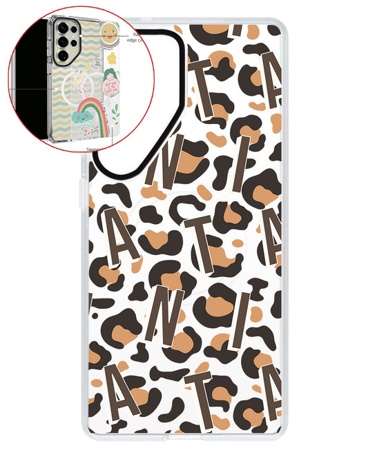 Magsafe Swappable Plate - CUSTOM MONOGRAM 3.0 Leopard 2.0