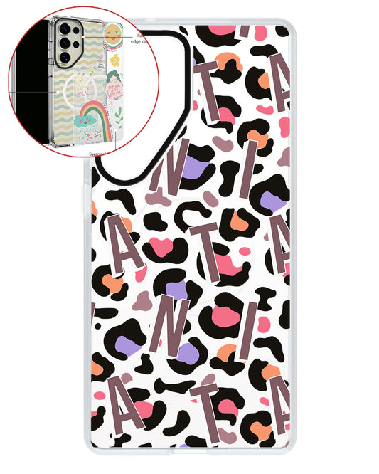 Magsafe Swappable Plate - CUSTOM MONOGRAM 3.0 Leopard 5.0