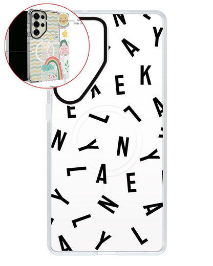 Magsafe Swappable Plate - CUSTOM MONOGRAM 1.0 Noir