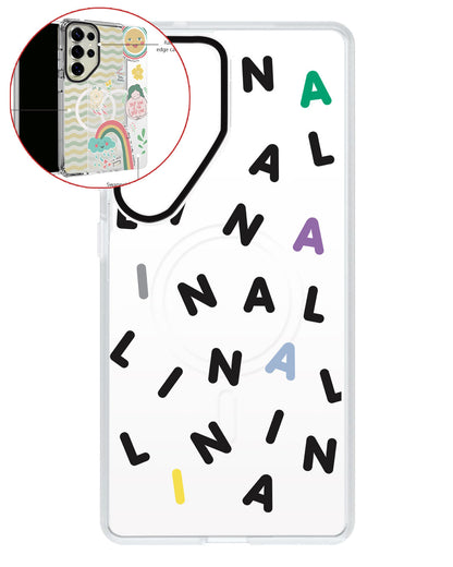 Magsafe Swappable Plate - CUSTOM MONOGRAM 2.0 Black