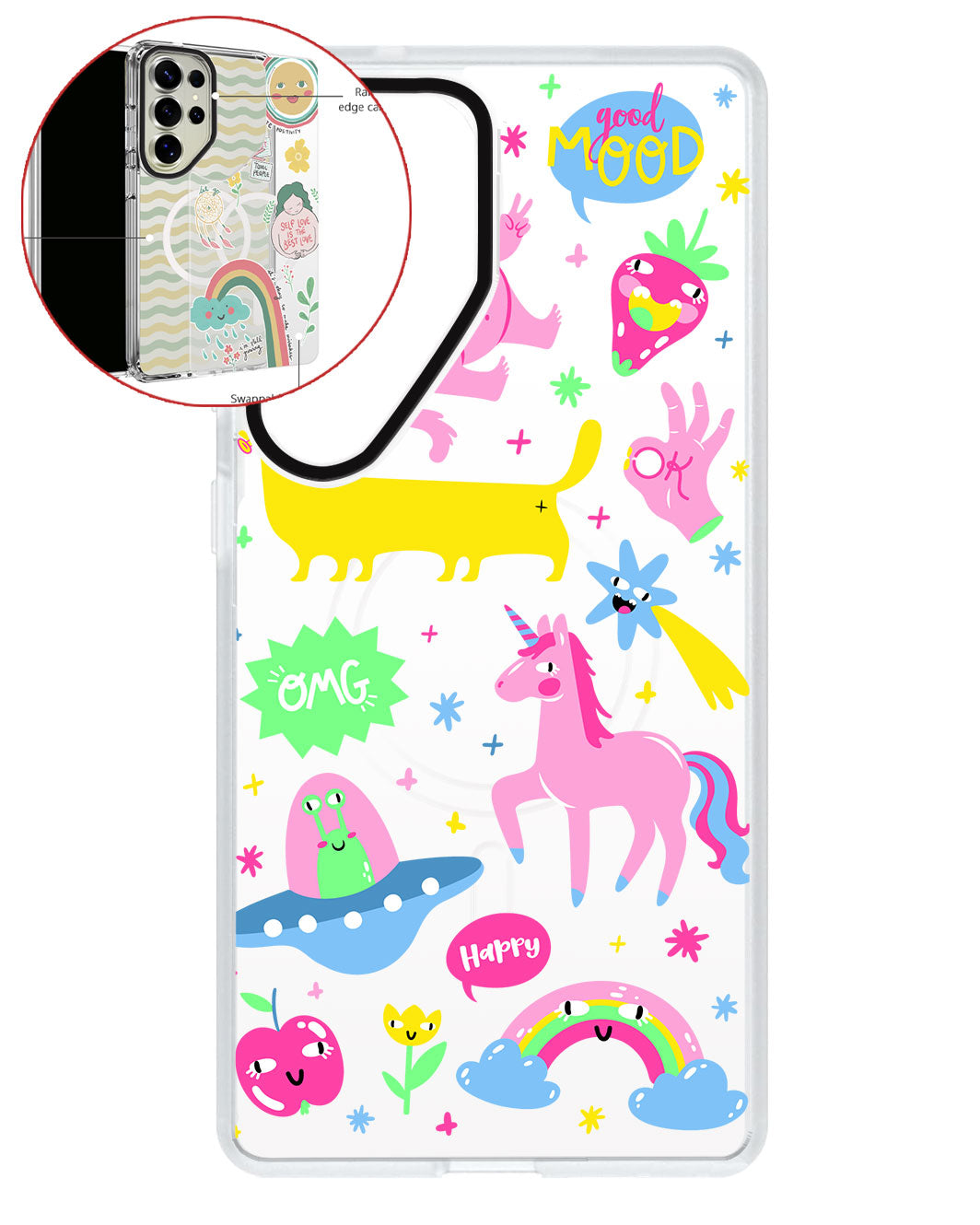 Magsafe Swappable Plate - Monster say Good Mood