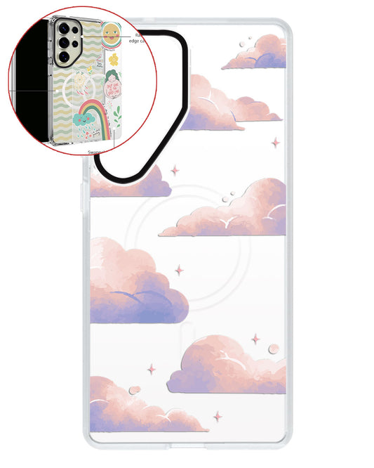 Magsafe Swappable Plate - Pastel Clouds