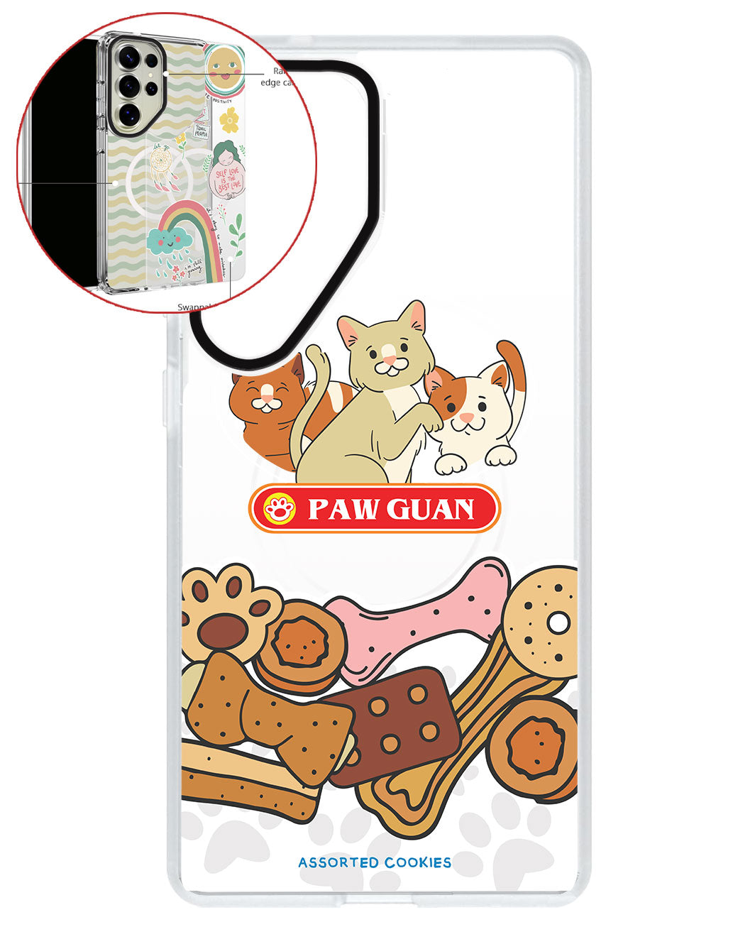 Magsafe Swappable Plate - Pawguan Cat