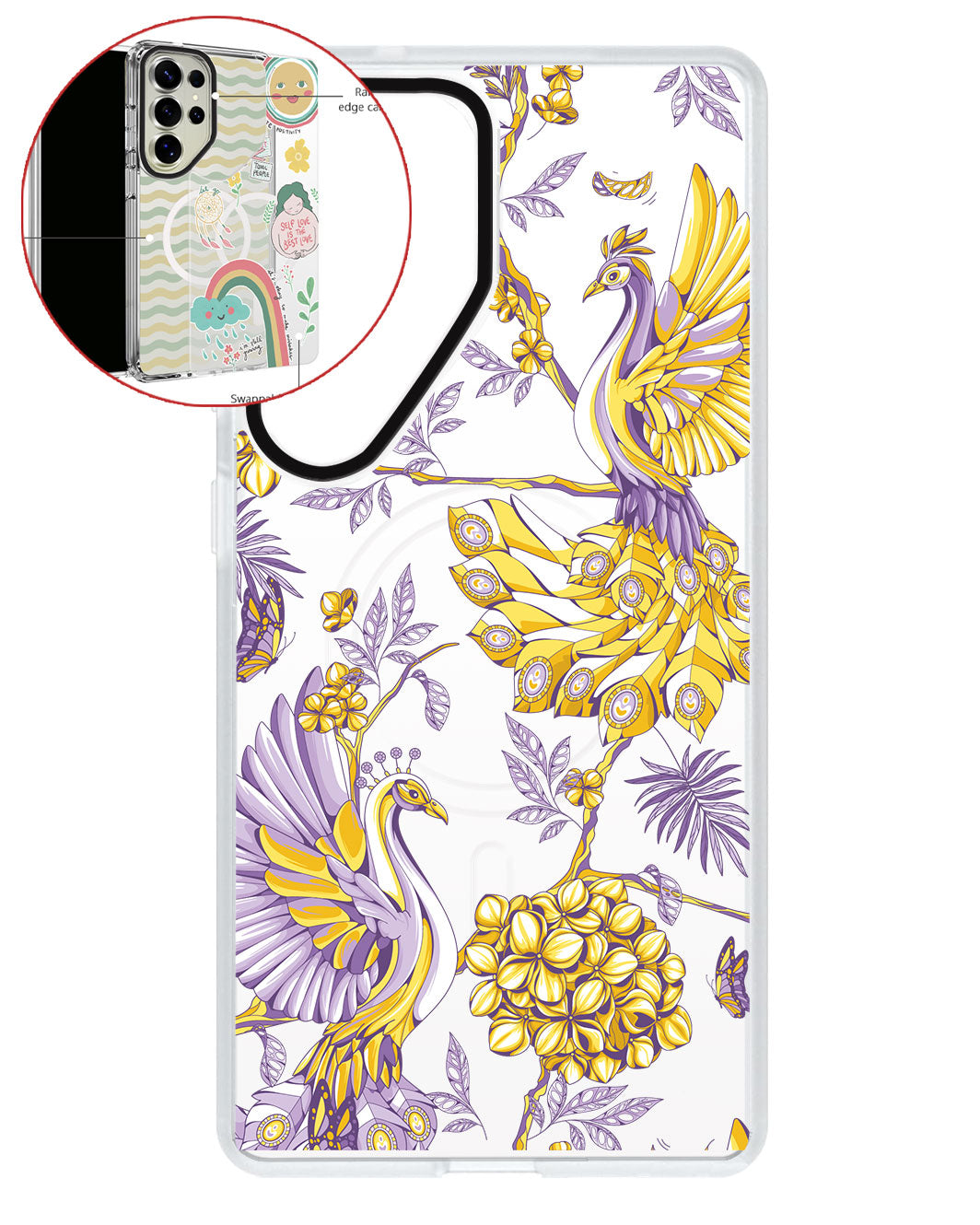 Magsafe Swappable Plate - Peacock 3.0