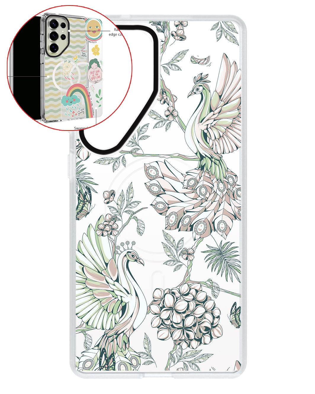 Magsafe Swappable Plate - Peacock 4.0