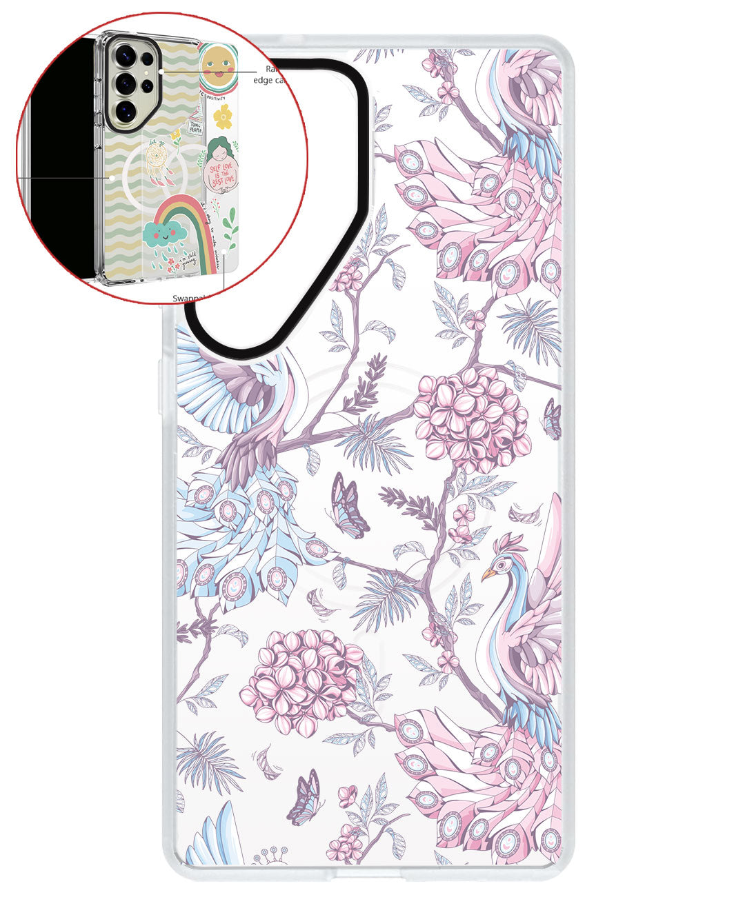 Magsafe Swappable Plate - Peacock 2.0