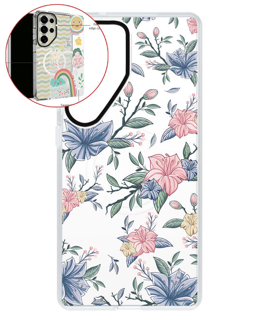 Magsafe Swappable Plate - Pink & Blue Floral