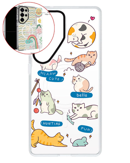 Magsafe Swappable Plate - Playful Cat 2.0