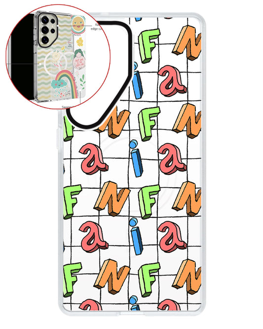 Magsafe Swappable Plate - Playful Monogram 1.0