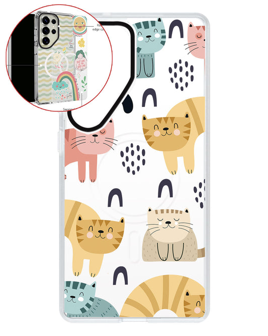 Magsafe Swappable Plate - Rainbow Meow 1.0