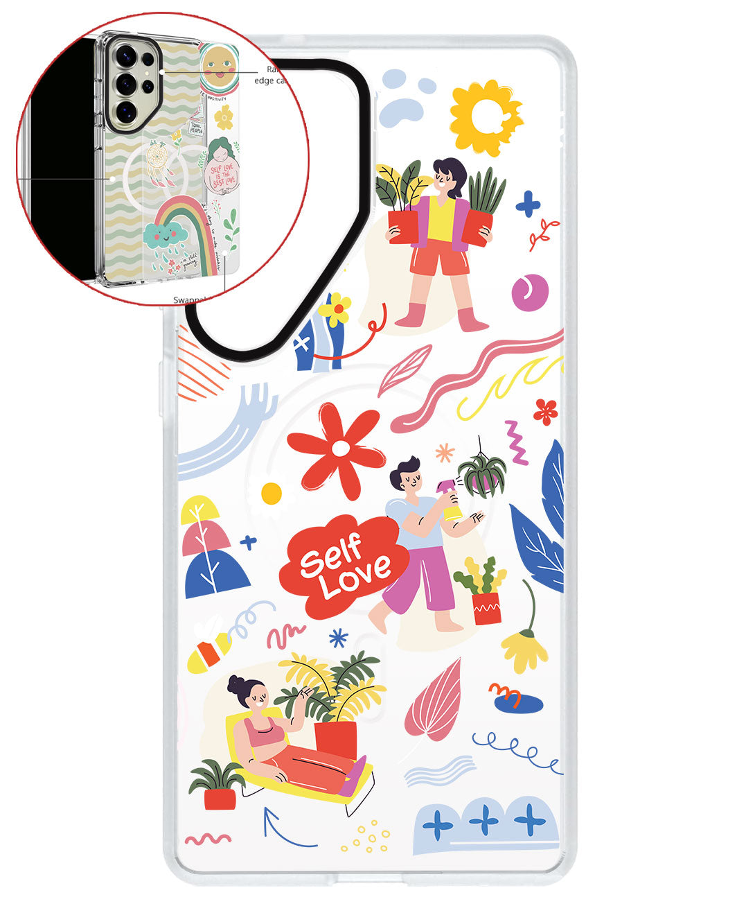 Magsafe Swappable Plate - Self Love Sticker Pack 1.0