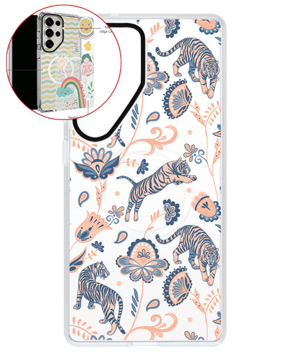 Magsafe Swappable Plate - Tiger & Floral 5.0