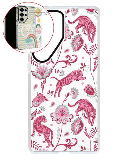 Magsafe Swappable Plate - Tiger & Floral 7.0