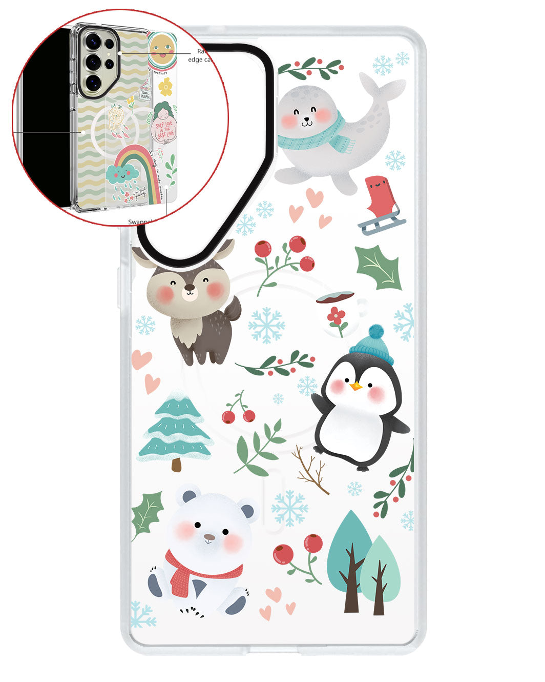 Magsafe Swappable Plate - Winter Iphone