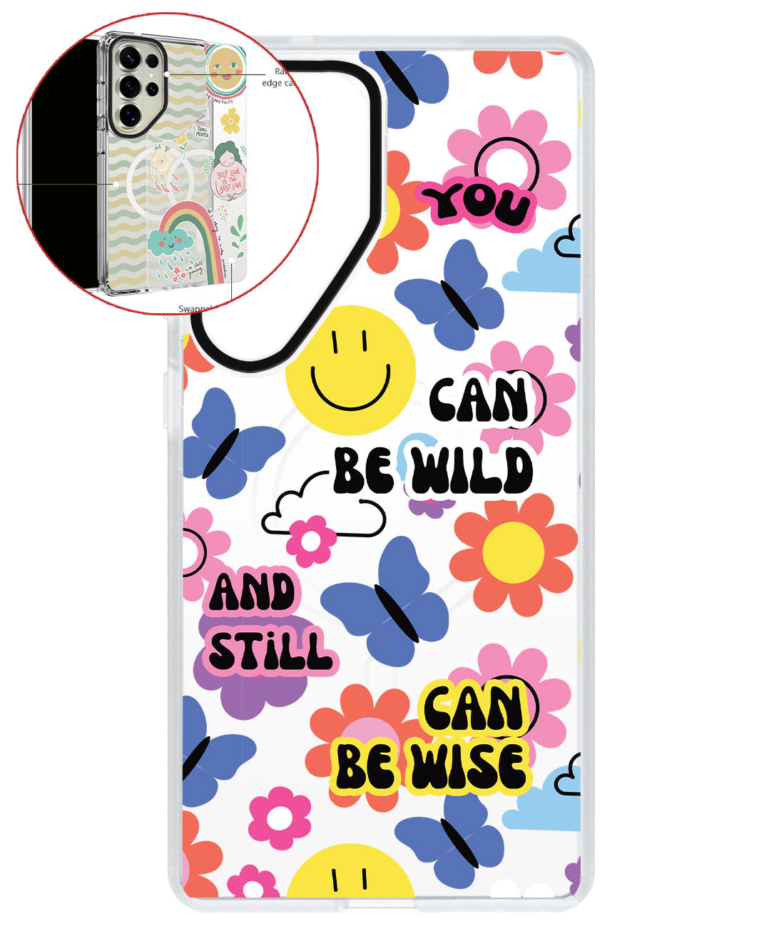 Magsafe Swappable Plate - You Can Be Wild & Wise