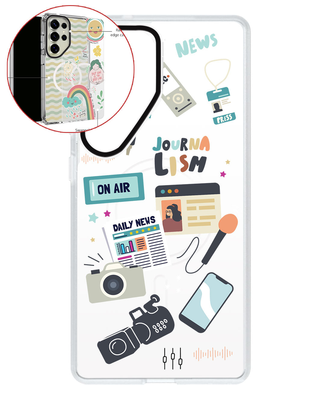 Magsafe Swappable Plate - Journalism