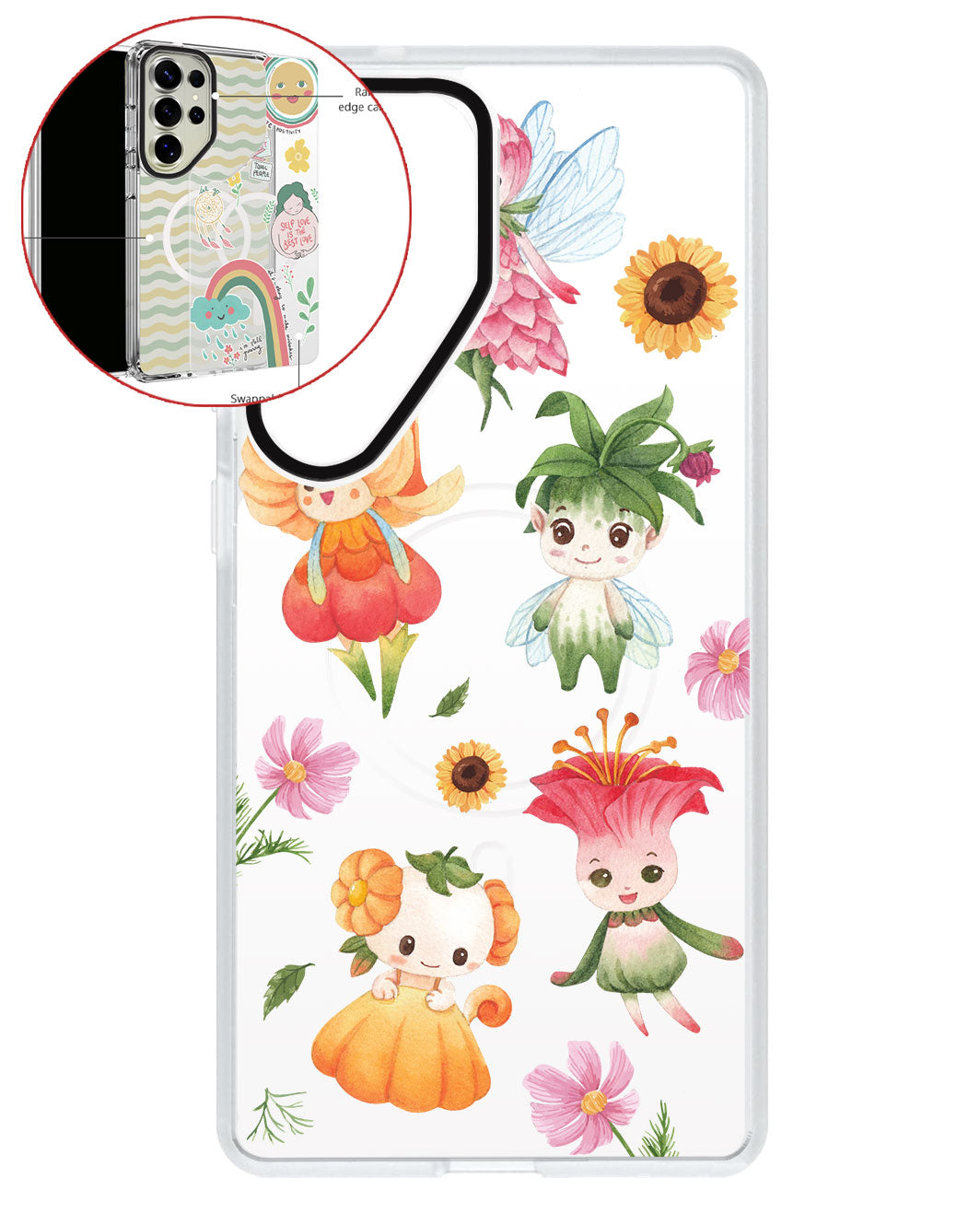 Magsafe Swappable Plate - Magical garden