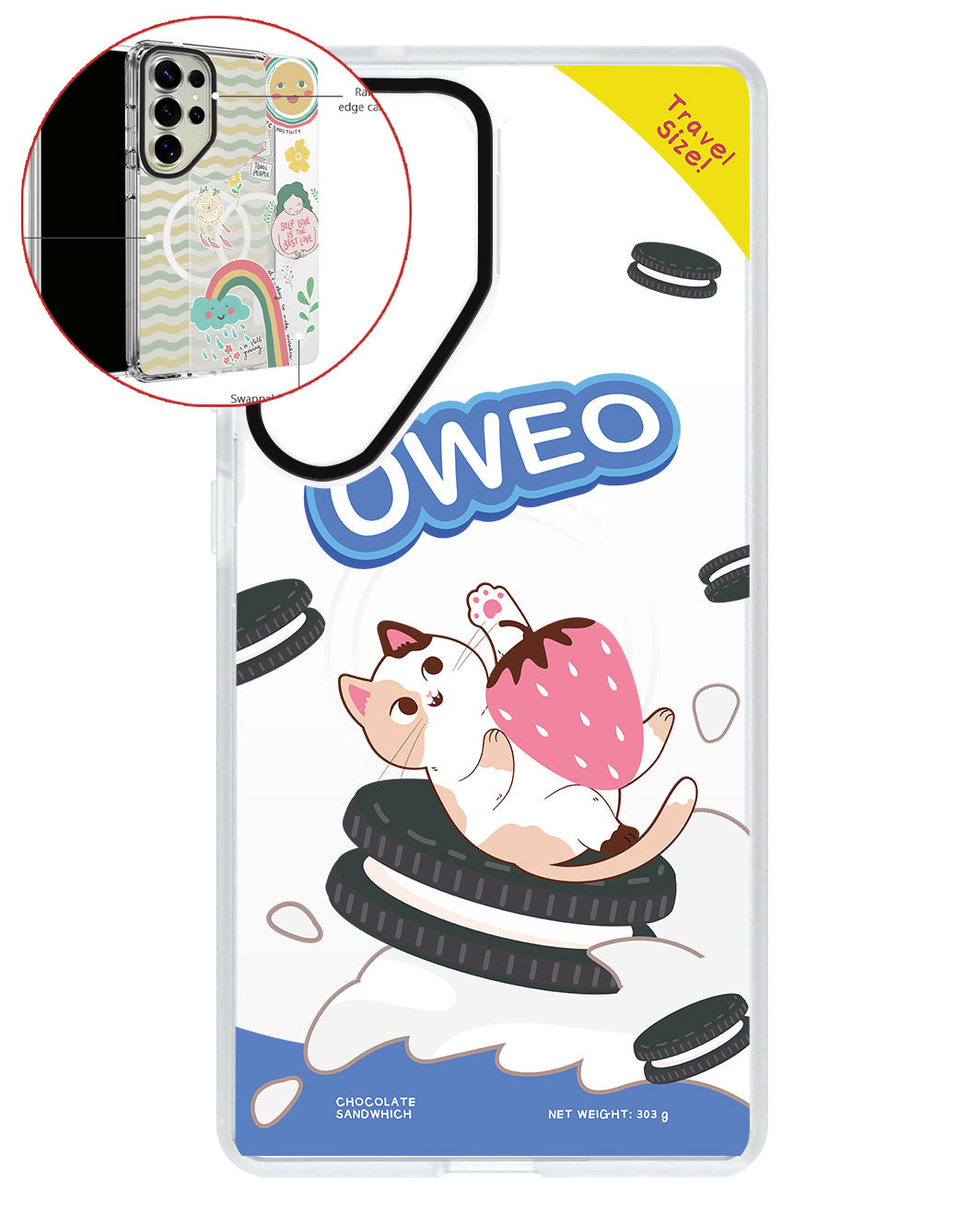 Magsafe Swappable Plate - Oweo Cat