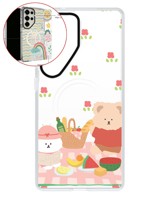 Magsafe Swappable Plate - Picnic Bear Pink