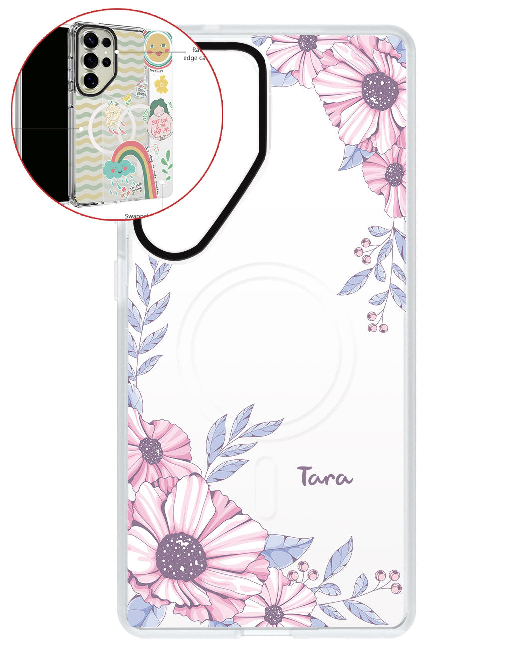 Magsafe Swappable Plate - Pink blossom