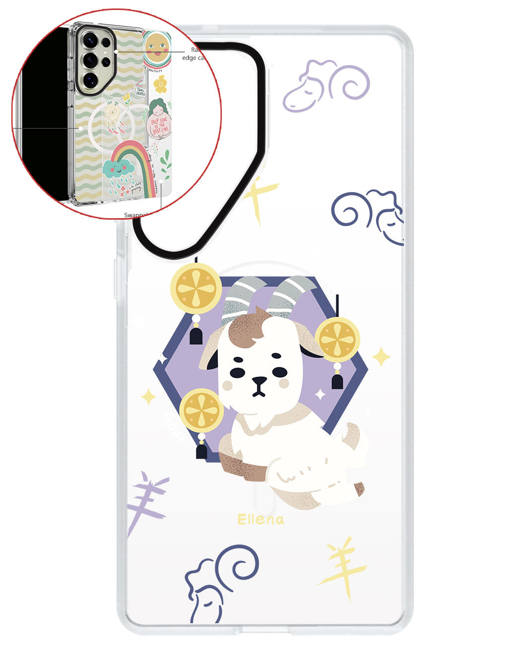 Magsafe Swappable Plate - Goat (Chinese Zodiac / Shio)