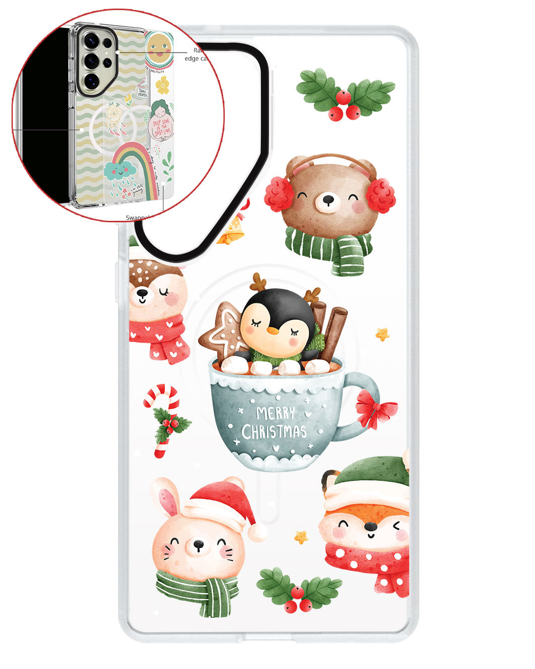 Magsafe Swappable Plate - Storybook christmas edition