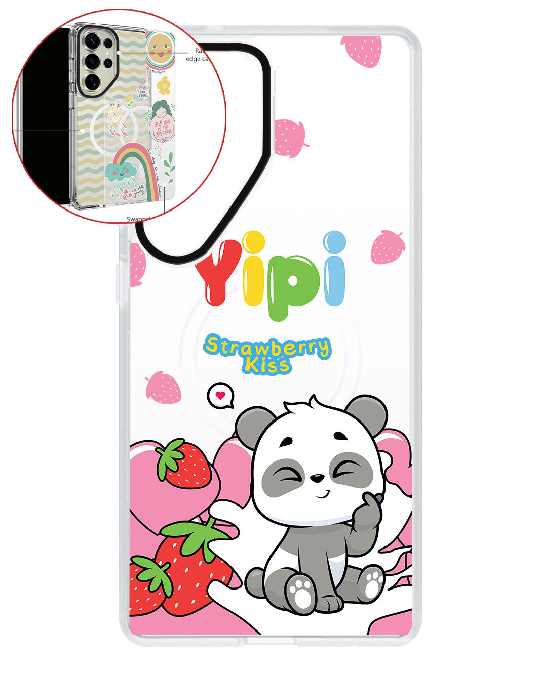 Magsafe Swappable Plate - Yipi strawberry kiss