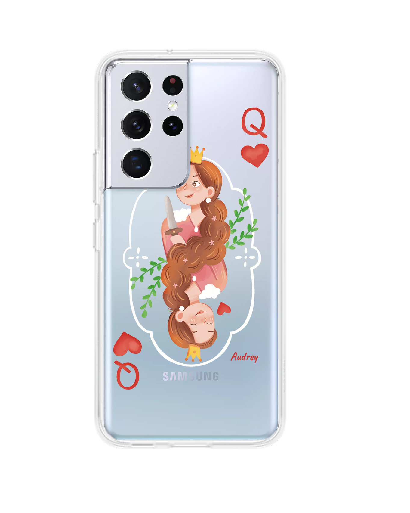 Android Rearguard Hybrid Case - Queen (Couple Case)
