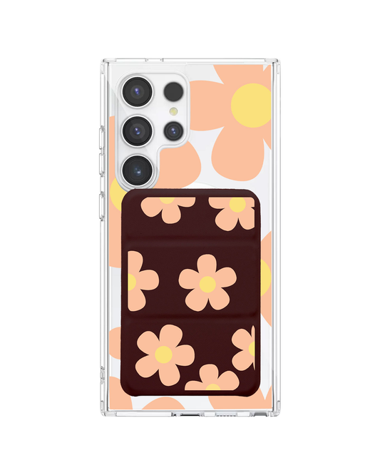 Android Magnetic Trifold Wallet Case - Daisy Love