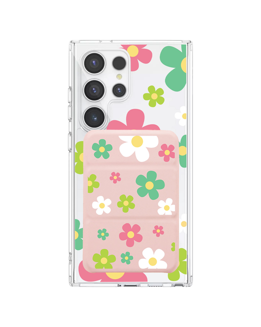 Android Magnetic Trifold Wallet Case - Daisy Wild