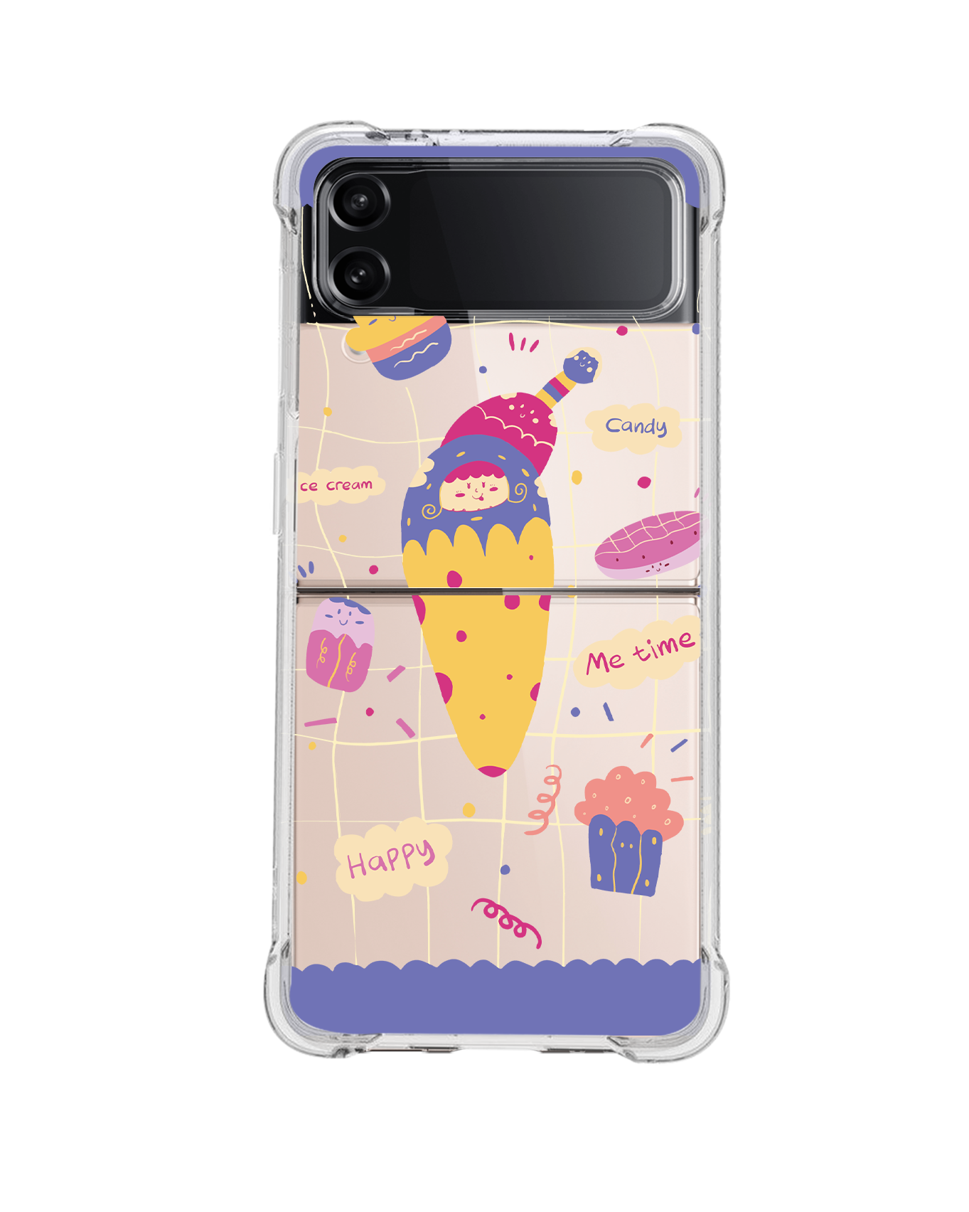 Android Flip / Fold Case - Candy Doodle